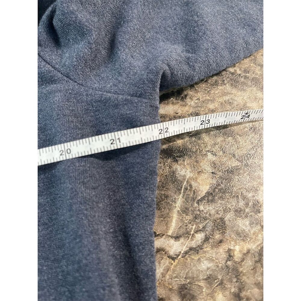 Coldwater Creek Women's Blue Gray Double Breasted Cotton Soft Peacoat Size M - Picture 8 of 14